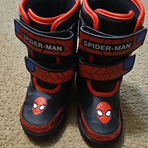 Marvel Spider-Man Kids Rain & Snow Boots - Red and Black